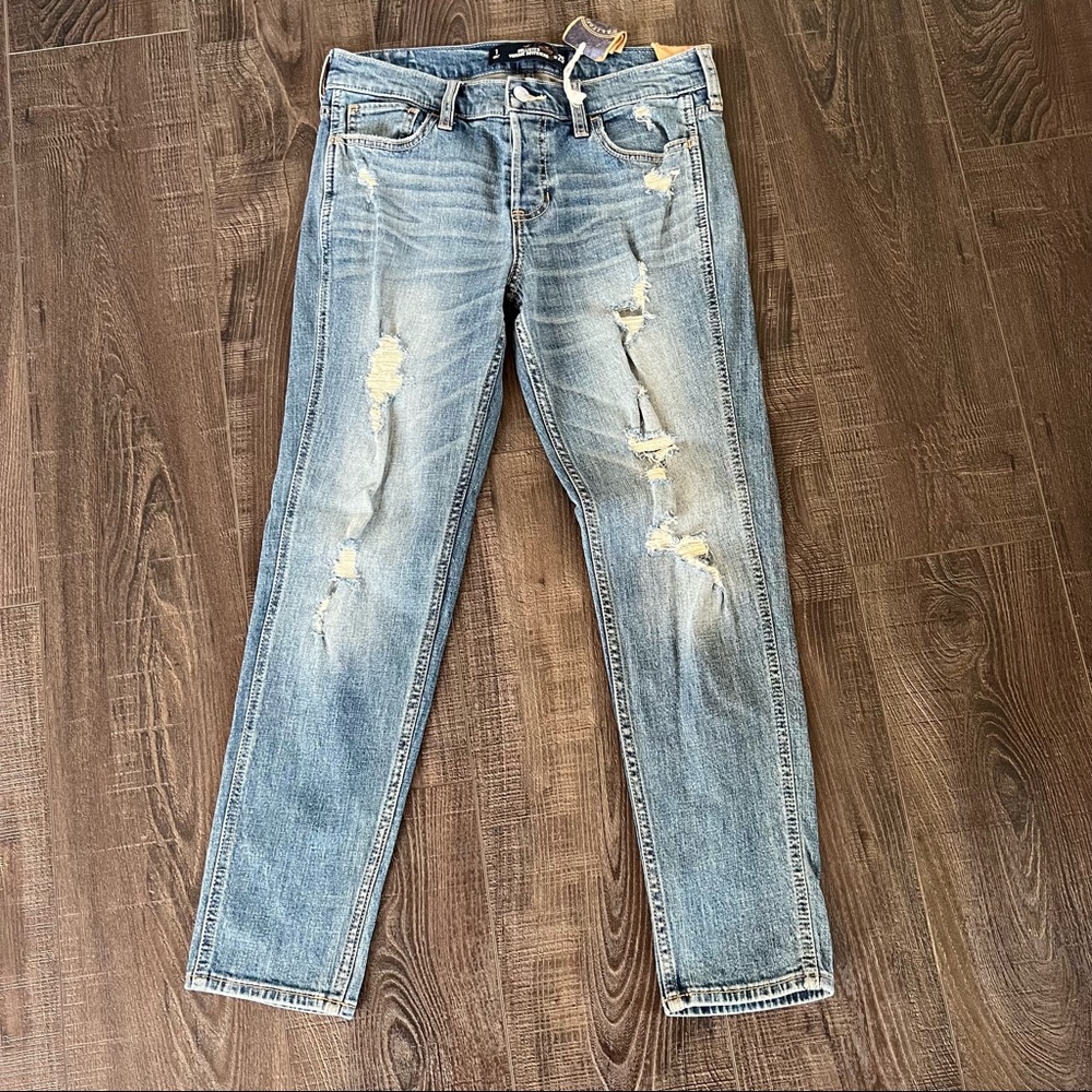 Hollister Vintage Boyfriend Distressed Jeans